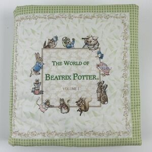 Beatrix Potter Quilted Soft Book‎ Peter Rabbit Handmade Fabric Storybook